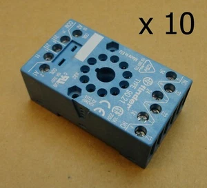 New - 10 x Finder 90.21.SMA Clamp Terminal Socket 10A-250V Relay Socket - Picture 1 of 6