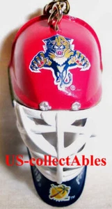 NHL FLORIDA PANTHERS Hockey Goalie Face Mask Keychain Sports Gifts Collectibles - Picture 1 of 3