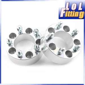 2PCS Wheel Spacers Adapter 5x114 (5x4.5'') 2" Thick |1/2-20 Studs |82.5mm Center - Picture 1 of 4