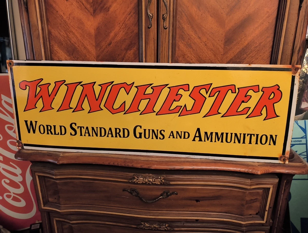Winchester Sign In Original Advertising Signs (1930-1969) for sale