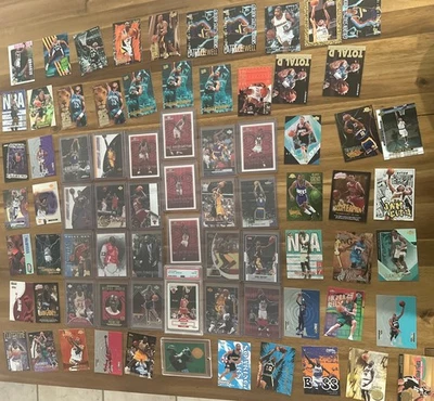 🔥(25) 1990’s Kobe & Jordan Insert/Base Card Lot + (50) 1990s NBA Star/Inserts - Imagem 1 de 4