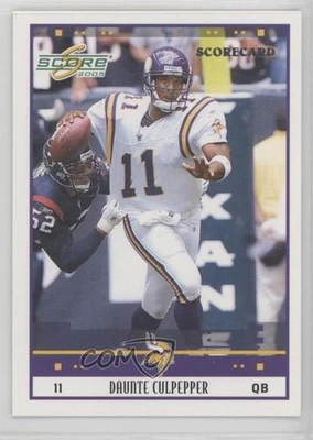 2005 Score Scorecard /599 Daunte Culpepper #154 - Image 1 of 2