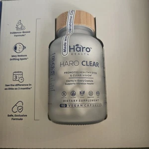 Haro Clear Lutein Zeaxanthin Eye Vitamins, Vision Health Supplements Dry Eyes  - Picture 1 of 1