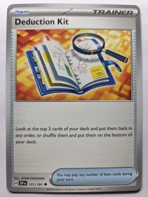 Deduction Kit 171/191 SSP SV08: Surging Sparks Uncommon Normal NM Pokemon Tcg - Image 1 of 2