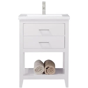 Design Element Group Cara 24" Single Sink Vanity in White - Picture 1 of 5