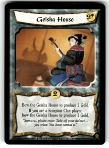 Legend of the Five Rings Samurai Edition Card - Geisha House - Picture 1 of 4