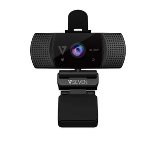 1080P Web Camera, HD Webcam with Microphone, & Privacy Cover, 110-degree FOV, Pl - Afbeelding 1 van 4