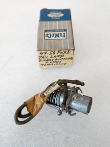 NOS  1949 1950 FORD LINCOLN TAIL LIGHT LAMP SOCKET & WIRING ASSEMBLY 7E8H-13410 - Picture 1 of 11