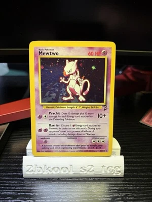 Mewtwo 10/130 Holo Rare Vintage Pokemon Card - Image 1 of 2