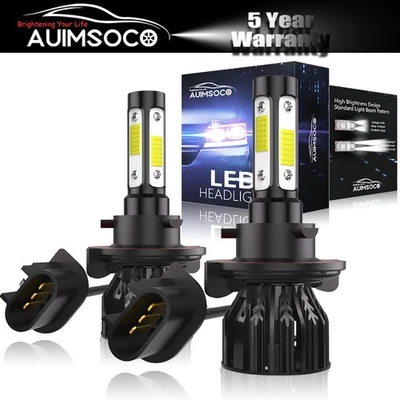 KIT 2x faros LED blancos haz alto/bajo para Chevrolet Spark EV 2014-2016 H13 9008 Foto 1 de 4