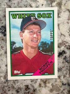 2017 TOPPS SERIES 1 REDISCOVER SILVER BUYBACK CARD 1988 WHITE SOX BOBBY THIGPEN - Picture 1 of 1
