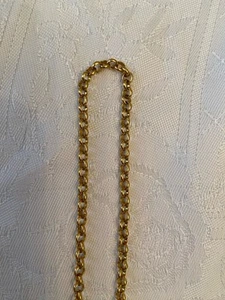 Vintage JUICY COUTURE Goldtone Chain Link Necklace - Picture 1 of 3