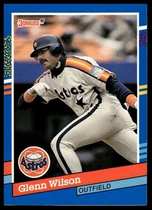 1991 Donruss #156b Glenn Wilson - Picture 1 of 2