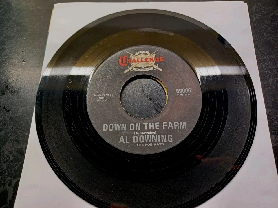 AL DOWNING  'DOWN ON THE FARM' (1958) CHALLENGE  ROCKABILLY EX 59006 - Image 1 of 1