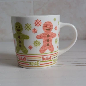 Starbucks Gingerbread Man Mug Ceramic Small 8cm 2008 Christmas Sugar Spice CHIP - Picture 1 of 12