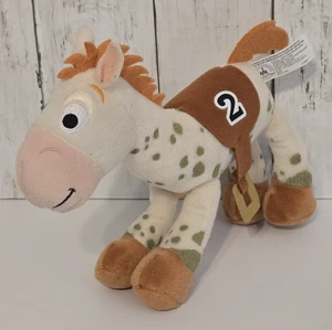 Disney Parks 9" Peluche Pixar Toy Story Race Horse #2 Crema Bullseye Woody - Imagen 1 de 7