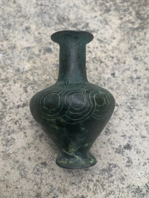 Antigua botella de bronce usada durante la época de Jesús, incluye certificado. de autenticidad Foto 1 de 4