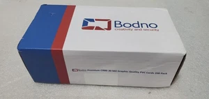 (QTY 200) Bodno Premium CR80 30 Mil Grafikqualität PVC Karten weiß - Bild 1 von 6