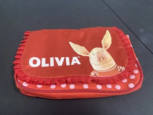 Olivia el Cerdo Bolso de Mano Cartera Estuche de Maquillaje Bolso Pequeño Rojo con Lunares Blancos - Imagen 1 de 6