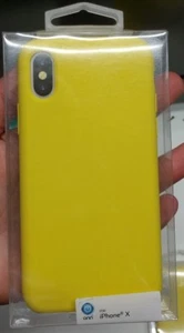 Case for Apple iPhone X Solid Color - Yellow Black Blue Magenta Teal Pink ONN - Picture 1 of 10