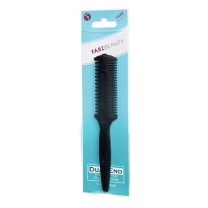 Hair Razor Comb Professional Double Sided Hair Cutting Comb With Blades Black - Picture 1 of 4