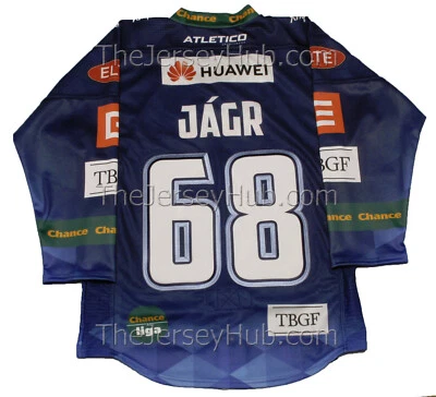 Camiseta deportiva de hockey J. Jagr Kladno Knights 2020-21 Czech Extraliga PRO Flames DK 2XL Foto 1 de 4