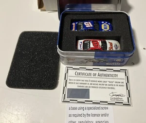 2001 Action Dale Earnhardt Jr./Michael Waltrip 1:64 Stock Cars in latta - Foto 1 di 5