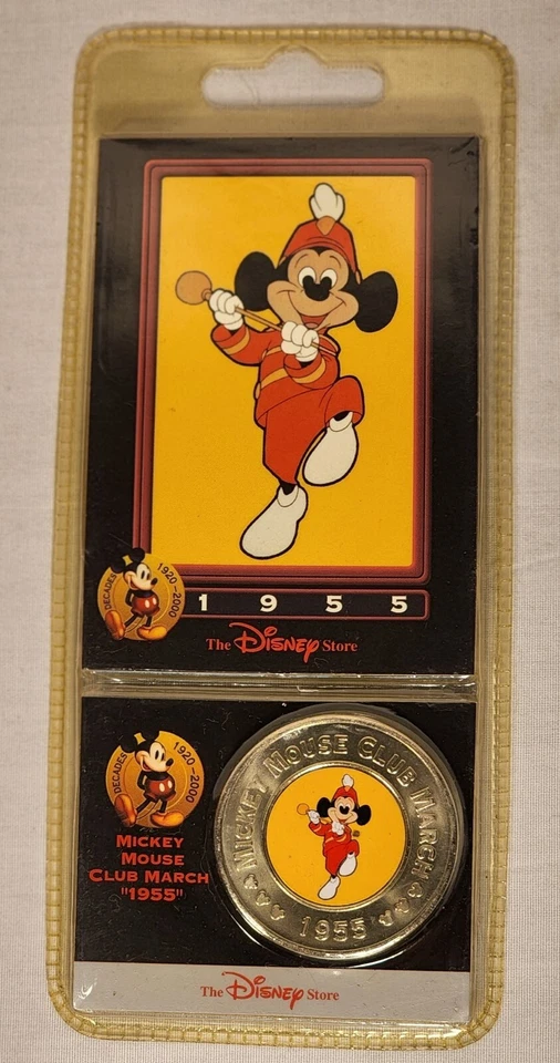 2000 Disney Decades Coin #47 1955 Mickey Mouse Club March TV Show