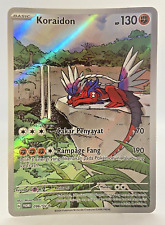 Carta limitata Pokemon Indonesia Koraidon promozionale tesoro lucido...