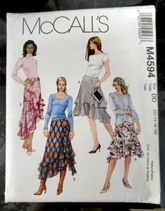 McCall's M4594 Sewing Pattern Misses Skirts Size 12-14-16-18 New Uncut 2004 - Picture 1 of 2