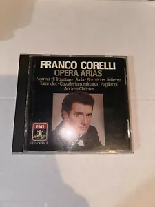 FRANCO CORELLI "OPERA ARIAS" CD 1987 Emi Angel - Picture 1 of 2