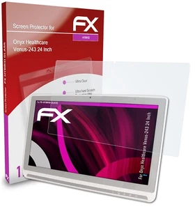 atFoliX Glass Protector for Onyx Healthcare Venus-243 24 Inch 9H Hybrid-Glass - Photo 1/8