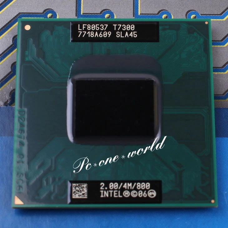 100% OK SLA45 For Intel Core 2 Duo T7300 2 GHz Dual-Core Laptop Processor CPU - Image 1 of 1