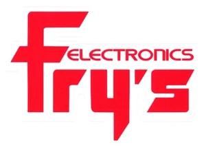 Fry's Electronics Logo Sticker (Reproduction) - Picture 1 of 2