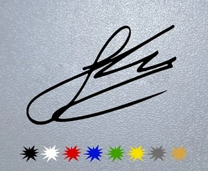 STICKER PEGATINA DECAL VINYL Shane Van Gisbergen Signature - Imagen 1 de 2