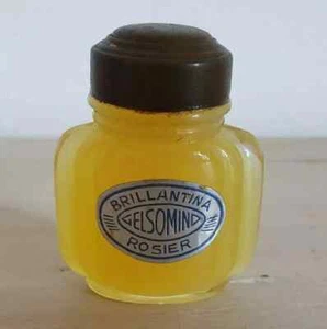 Vintage Bottiglietta di Brillantina al Mughetto Rosier Tappo in Latta Anni 40-50 - Imagen 1 de 3