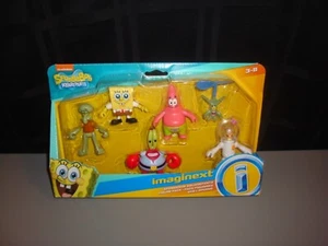 Imaginext New SpongeBob Squarepants Figure Pack Nickelodeon Squidward Patrick - Picture 1 of 6