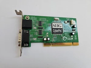 SIIG JJ-P00311-S1 DP CyberSerial Dual PCI RJ Low Profile Bracket - Picture 1 of 3