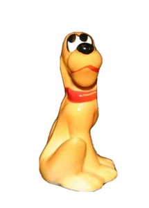 Vintage Walt Disney Productions Ceramic Pluto Dog Made in Japan 2.5" Mickey Dog - Picture 1 of 7