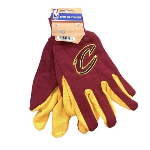Licensed NBA Cleveland Cavaliers Sport Utility No Slip Work Play Glove - Adult Cover