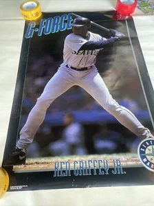 Poster originale 1993 Ken Griffey Jr. "G-Force" Seattle Mariners 1993 Costacos - Foto 1 di 12