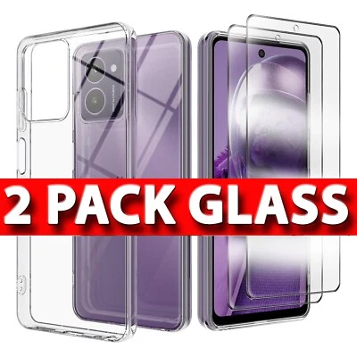 Case For HMD Pulse Pro / Plus Clear Shockproof Phone Cover & Screen Protector