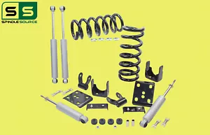 2"/5" Lowering Kit COILS+ FLIP+ SHACKLE+SHOCKS FOR 88-91 Chevy GMC C1500 STD CAB - Bild 1 von 1