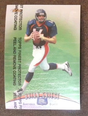 BRIAN GREESE RC 1998 Topps Finest #122 Rookie with Peel Broncos.  C2B - Image 1 of 3