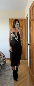 Bardot Ambience Dress Black Size Xs - Picture 1 of 10