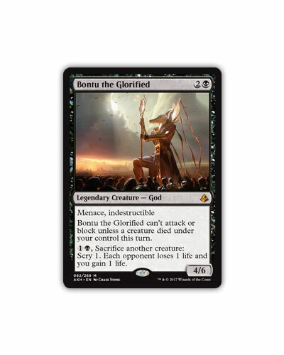 Magic the Gathering Bontu the Glorified Amonkhet mythic rare Card englisch NM - Bild 1 von 1