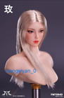 YMTOYS 1:6 YMT084D Asian Beauty Girl Silver Hair Head Sculpt For 12" PH Body Toy