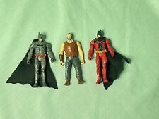 Lot of 3 2012 Batman The Dark Knight Rises Action Figures Bane Black Red Gray