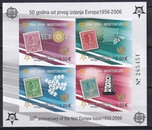 Montenegro 2006 Yvert S/S #2 Imperf. Europa CEPT sin montar o nunca montado en muy buen estado - Imagen 1 de 1