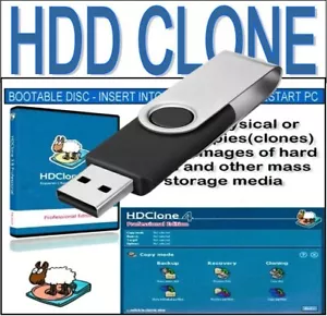 Hard drive HDD Clone PC Professional Imaging Backup Restore Software USB Stick - Picture 1 of 3